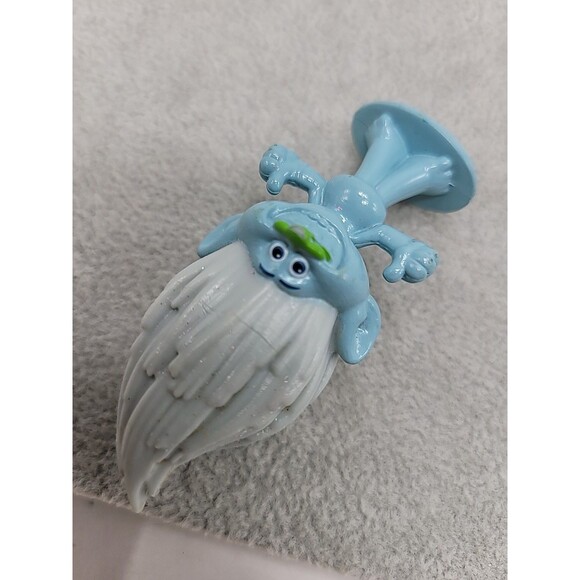 Dreamworks Trolls Diamond 3” Gray Glitter Troll Doll Figure Toy PVC Cake Topper - Picture 15 of 16
